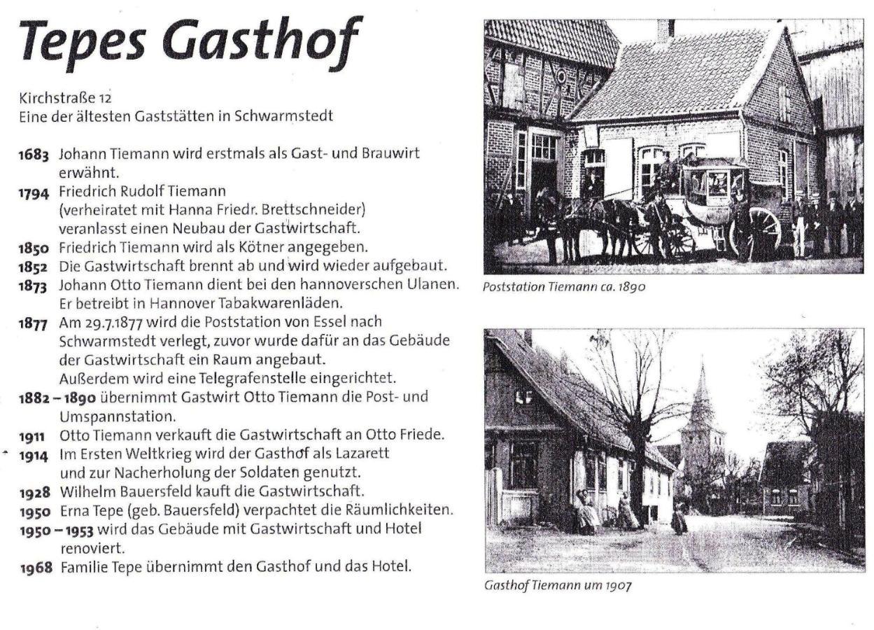 Tepe'S Gasthof シュヴァルムシュテット エクステリア 写真